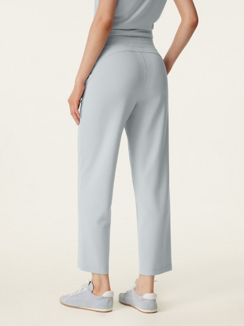NWT OGL Sandwashed Mid Rise Pull-on Tapered Pants w/ Pockets Smoked Blue #A1999 - Picture 7 of 15
